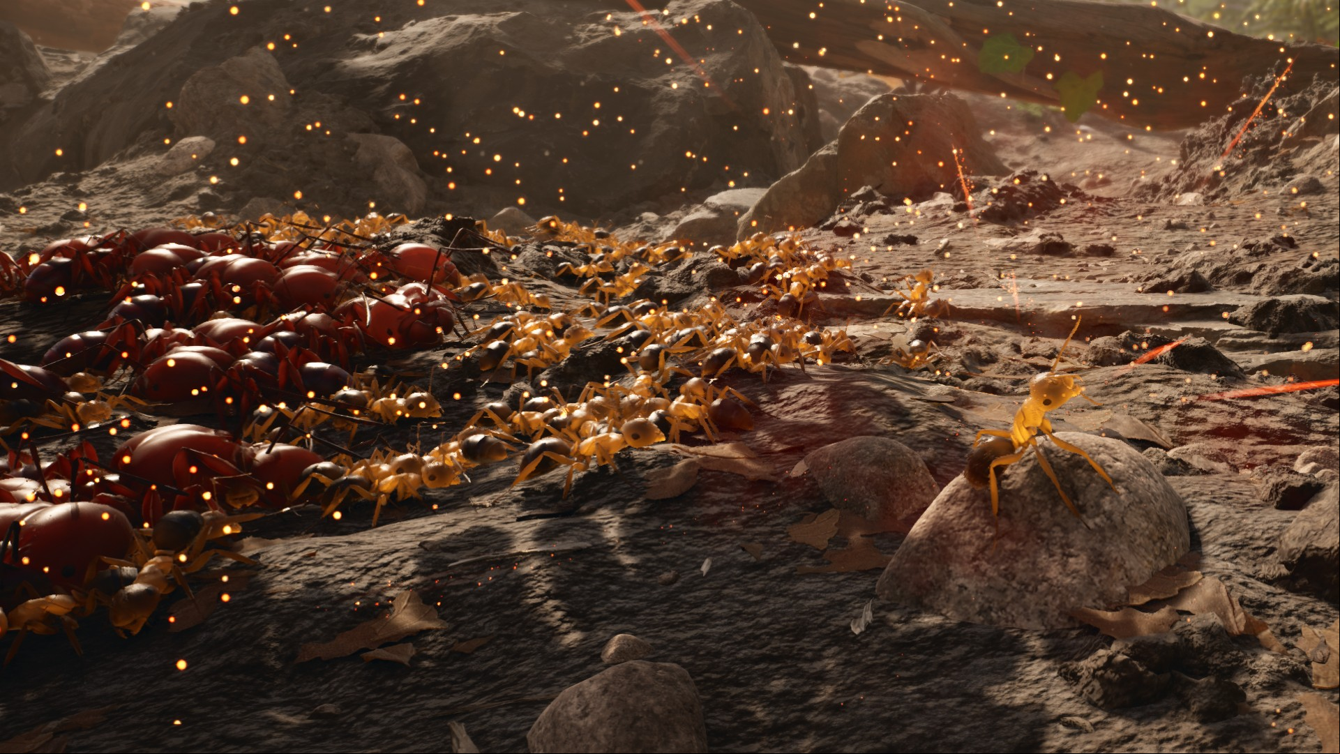 Empire of the Ants RTS game: An ant leading a battle in new RTS game Empire of the Ants