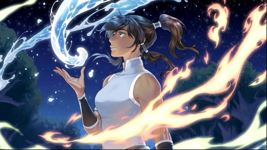 Airbender Korra skin in Fortnite.