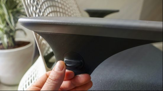 The Herman Miller Sayl office chair up-close