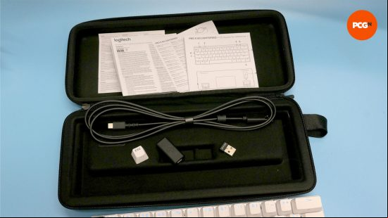 logitech g pro x 60 lightspeed review 11 carry case cable accessories