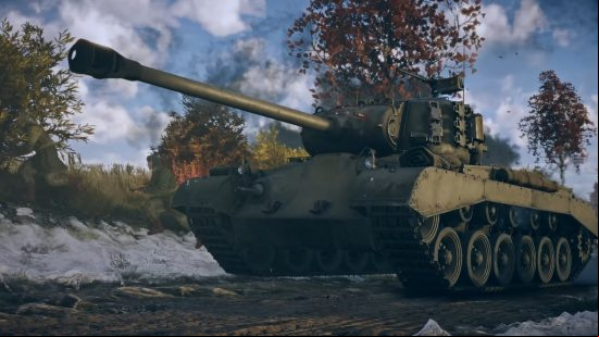 Enlisted screenshot showing a tank.