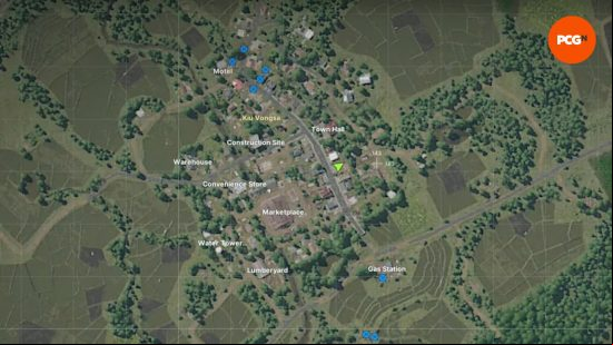 The map of the body location in Gray Zone Warfare Leave No Man Behind