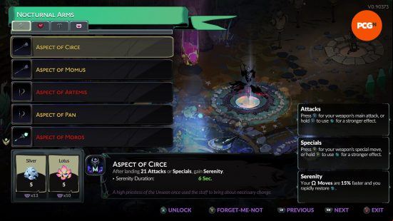 Best Hades 2 weapons: a demi-god chooses between her array of weapons.
