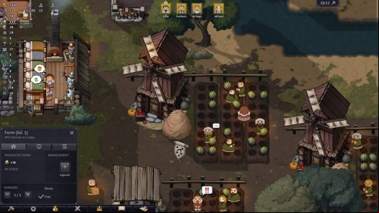 Norland release date delay - Farms built in the medieval colony sim.