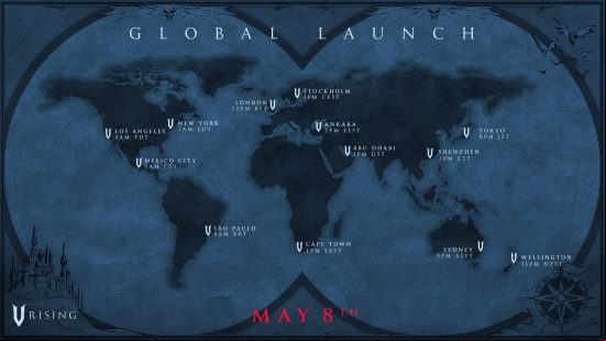 The full release time map for V Rising