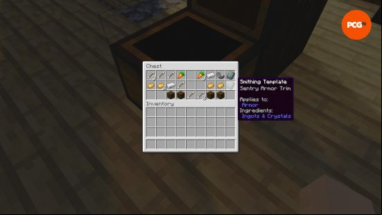 Two smithing templates in an outpost chest in one of the best Minecraft seeds.