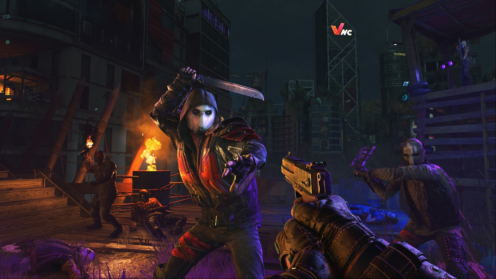 New Dying Light 2 update Tower Raid: A man with a machete in Steam zombie FPS game Dying Light 2