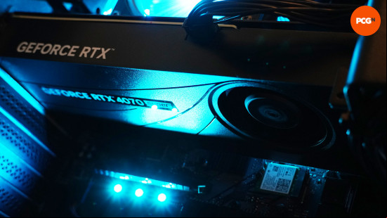 Acer Predator Orion 5000 review: Nvidia GeForce RTX 4070 Super graphics card with blower cooler