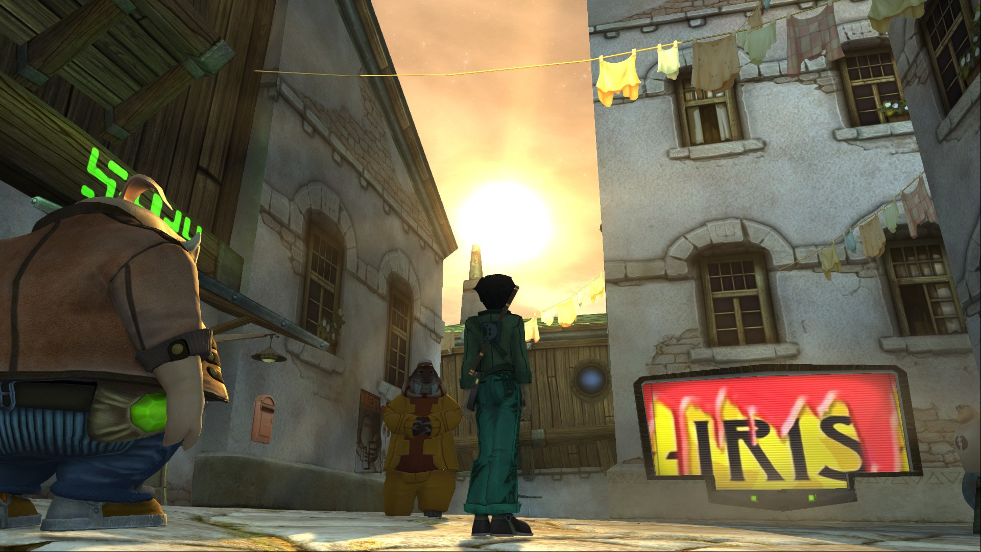 Jade standing in the city streets in Beyond Good and Evil.