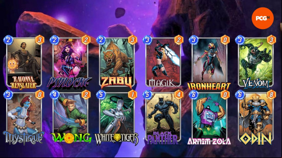 One of the best Marvel Snap decks containing Wong in the current meta.