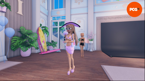 The Dress to Impress outfit idea for a summer beach look