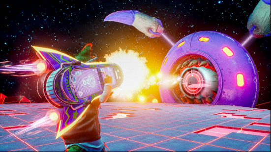Gori Cuddly Carnage review: Frank the hoverboard can also be used as a projectile