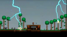 Terraria 1.4.5 makes weather much more dramatic and dangerous