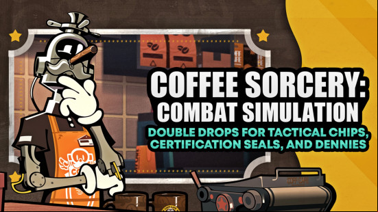 Tin Master is ready to serve in Coffee Sorcery: Combat Simulation, one of the ZZZ events.