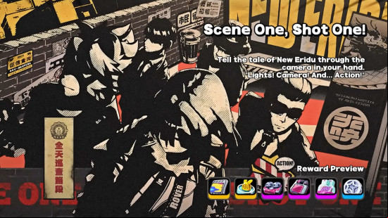 The menu card for Scene One Shot One, one of the Zenless Zone Zero events.