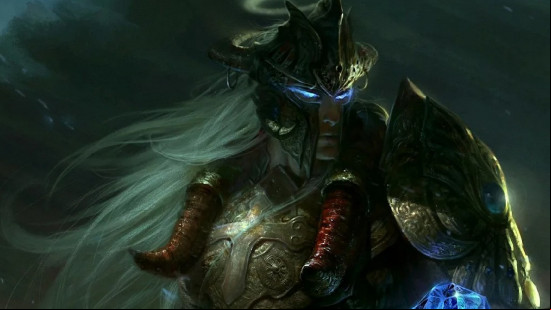 Character in a full set of armor in Eternal Fury: Resurrected artwork