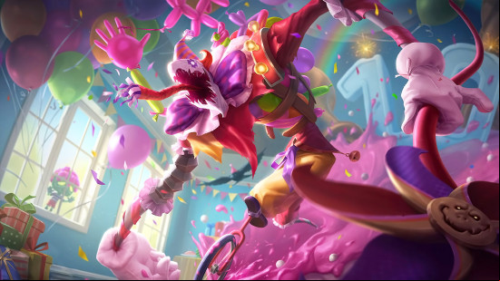 Best League of Legends skins: Surprise Party Fiddlesticks