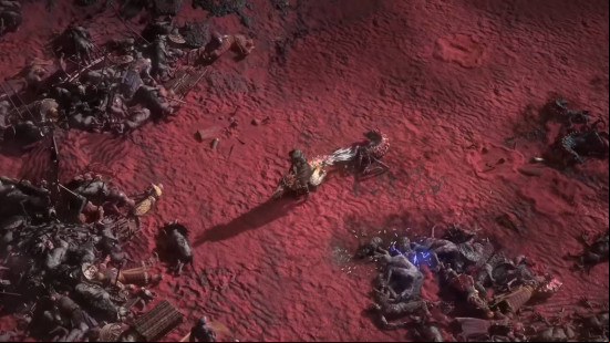 Ranger in Path of Exile 2 using a mount in combat