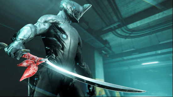 The Protokol Longsword Skin, in extreme closeup.