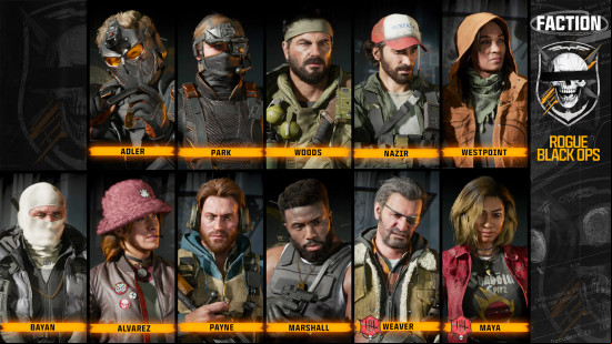 Black Ops 6 Operators: the Rogue Black Ops squad