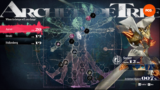 Metaphor ReFantazio Archetypes list: the Archetype tree