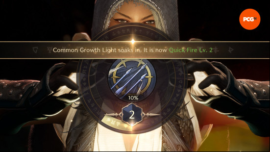 upgrading the rapid fire shot skill in throne and liberty for scorpion