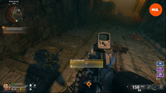 A lightning rod, required as part of the Black Ops 6 Citadelle des Morts main easter egg quest, lies on the ground.