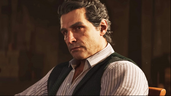 Mafia The Old Country news: a middle-aged man with brown hair, wearing a striped shirt
