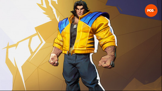 Marvel Rivals characters: a broad superhero wearing a bright yellow jacket.