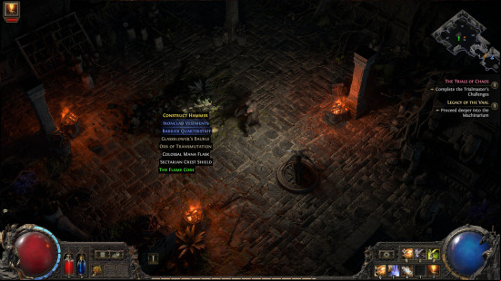 the flame core loot from path of exile 2