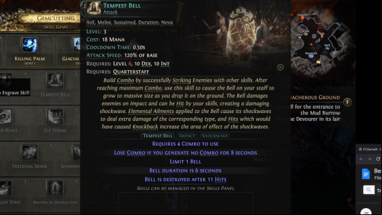 the tempest bell skill in path of exile 2