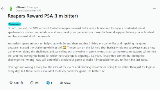 the sims 4 life and death reddit screenshot 
