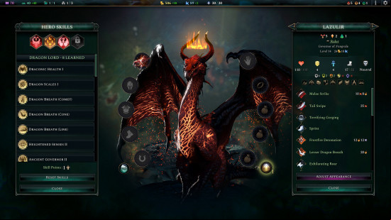 Best dragon games: a fearsome, fiery dragon in Age of Wonders 4
