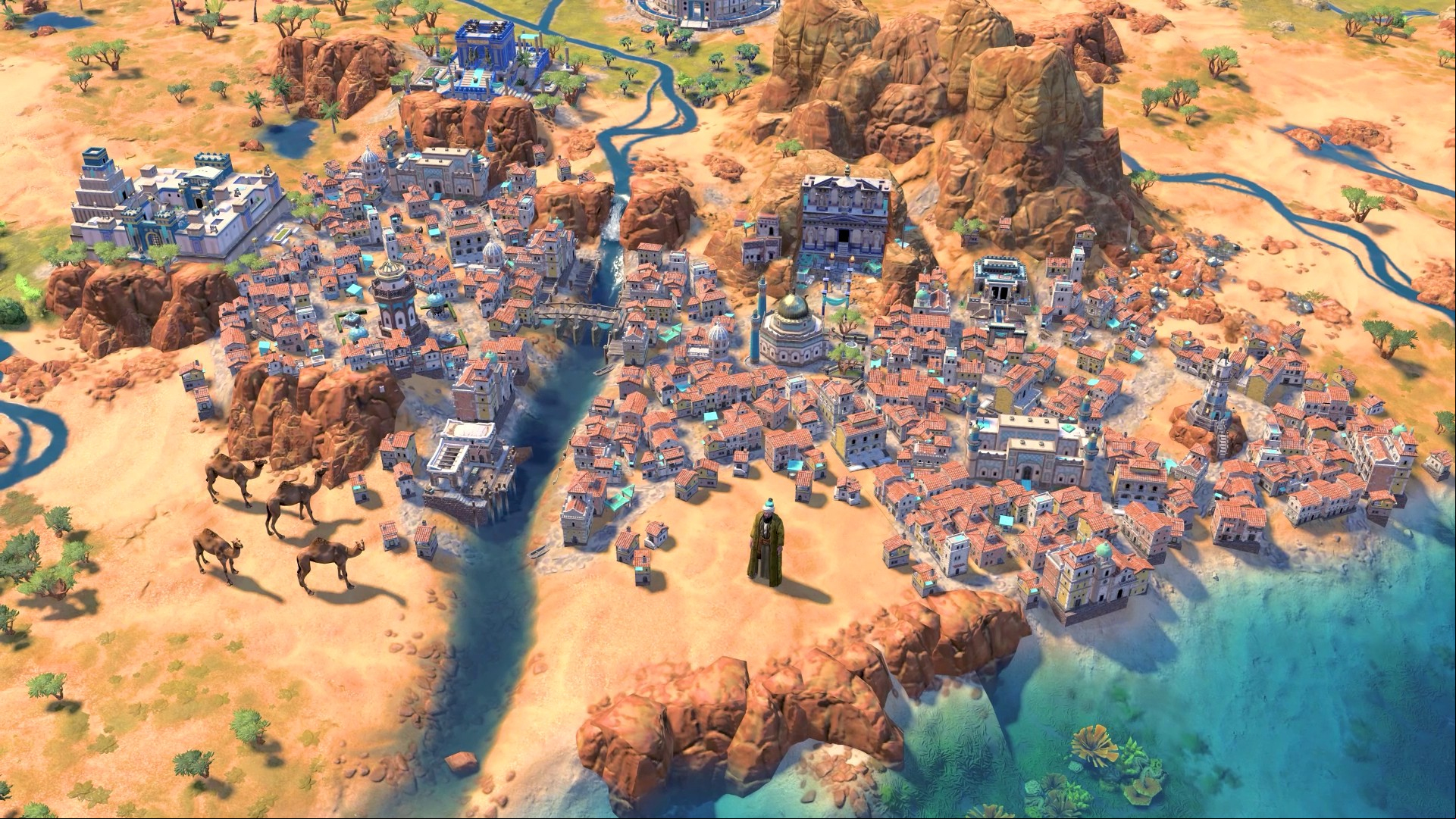 Civilization 7 Firaxis greatest 4X game: A city from Firaxis strategy game Civ 7