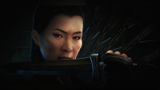 New MMOs: Star Trek Fleet Command. Image shows a sinister Section 31 officer from the game's most recent expansion.