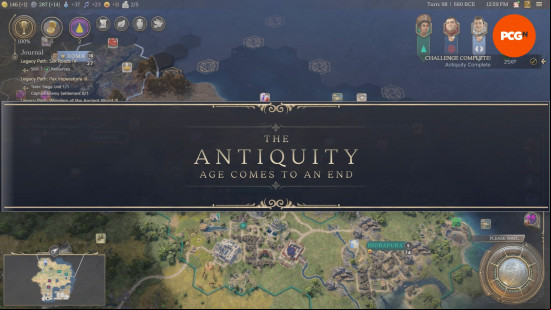 The Civ 7 Exploration Age begins as the Antiquity Age comes to an end.