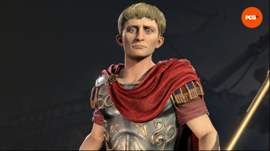 Civilization 7 leaders: Augustus in a red cloak.