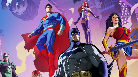 Best free PC games: DC Dark Legion. Image shows Batman, Superman, and various other DC heroes.