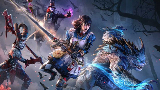Time-limited characters from the Alice universe in Raid Shadow Legends.