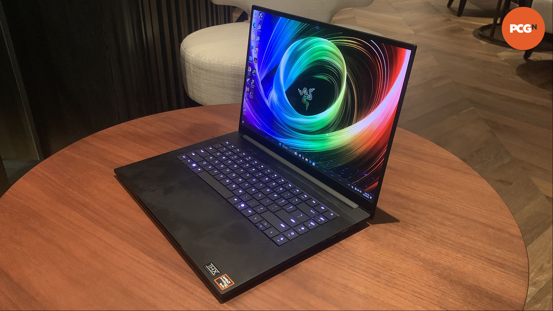 Razer Blade 16 2025 review: gaming laptop at an angle