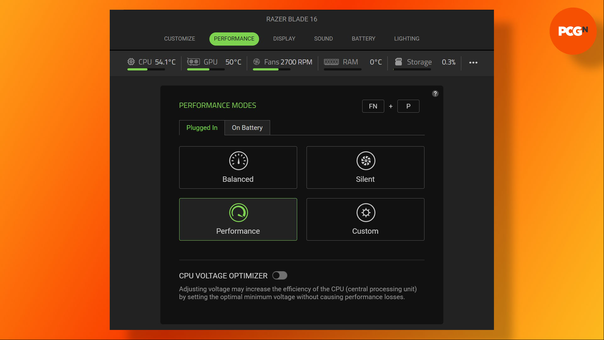 Razer Blade 16 2025 review: Synapse software