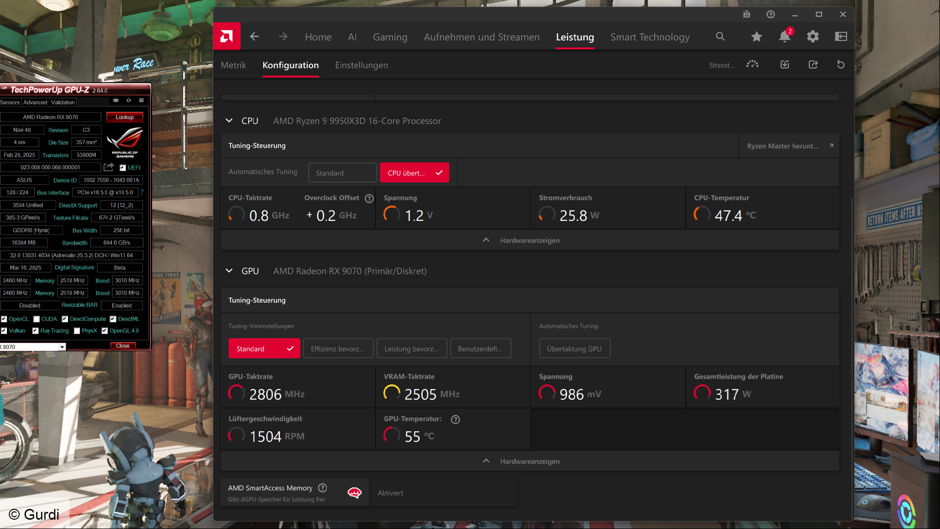 amd radeon rx 9070 bios  rx 9070 xt driver screenshot