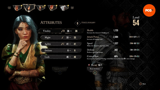 The best Expedition 33 attributes for Lune, one of the party  in Clair Obscur.