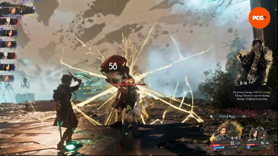An Expedition 33 Mime is stunned in combat, leaving it vulnerable to follow-up attacks.