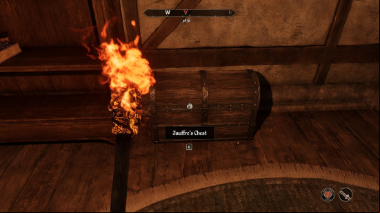 Jauffre's chest in Wynon Priory in Oblivion Remastered
