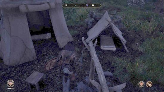 A camp in Oblivion Remastered.