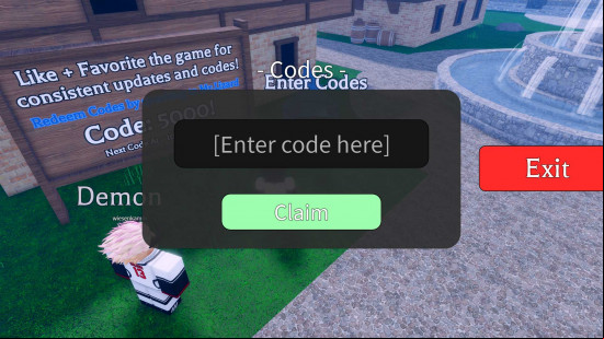 The Dead Spells codes redemption screen.
