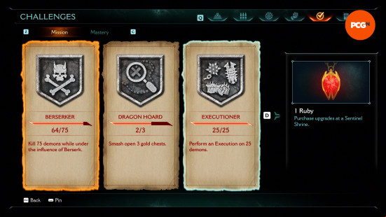 Doom The Dark Ages mission challenges: Harbor of Souls challenges