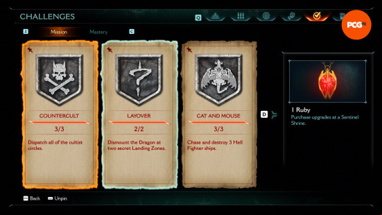 Doom The Dark Ages mission challenges: The Holy City of Aratum challenges