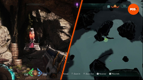 Doom The Dark Ages wolf statues: a hidden wolf statue in Siege Part 1